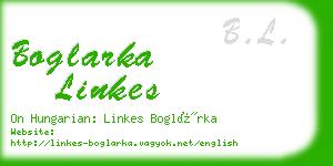 boglarka linkes business card